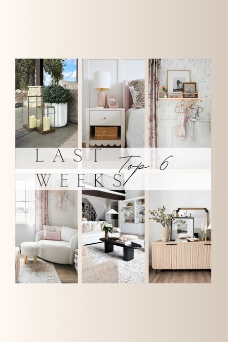 Last week's most loved finds - as you can they are some of my favorites, too!

Home  Home favorites  Home decor  Outdoor decor  Spring decor  Bedroom  Bedding  Area rug  Console table

#LTKSeasonal #LTKhome