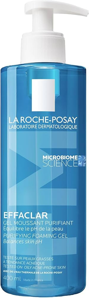 La Roche-Posay Face Wash Gel Cleanser, Effaclar Gentle Purifying Foaming Gel for Oily and Sensiti... | Amazon (CA)