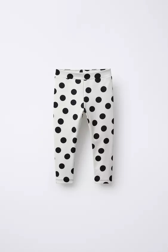 BREATHABLE POLKA DOT LEGGINGS | Zara US