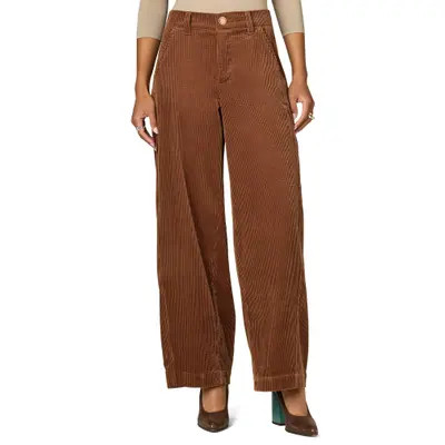 Wit & Wisdom Skyrise Barrel Leg Corduroy Pants in Forest Moss at Nordstrom, Size 12 | Nordstrom
