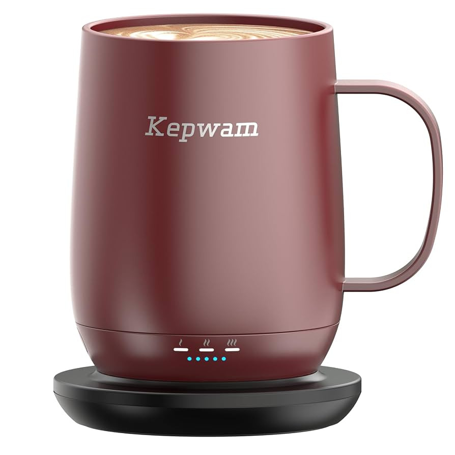 Self Heating Coffee Mug T2, 16oz Smart Heated Coffee Mug, 150 Min Battery Life - Hot up to 149℉... | Amazon (US)