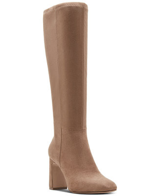 Wisee Wide-Calf Block-Heel Knee-High Dress Boots | Macy's Canada