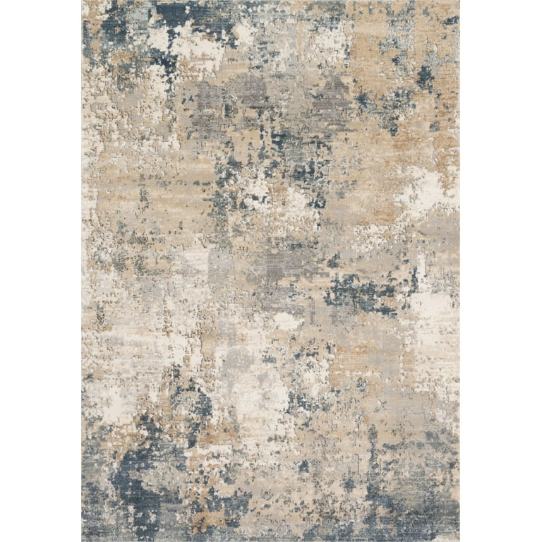 Loloi II Teagan Abstract Sand / Mist Area Rug | Walmart (US)