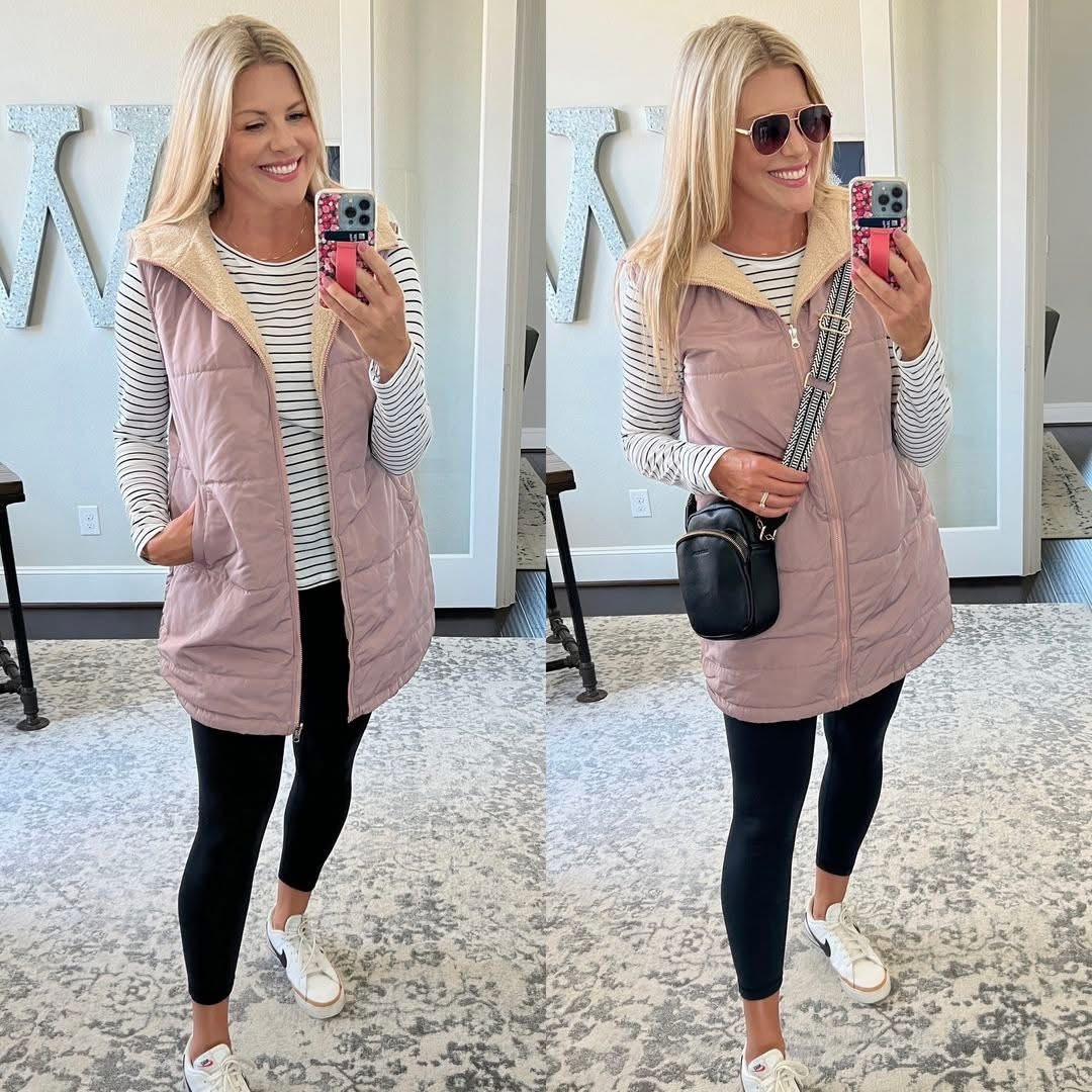 The best reversible vest! 

 #LTKSeasonal #LTKOver40 #LTKStyleTip