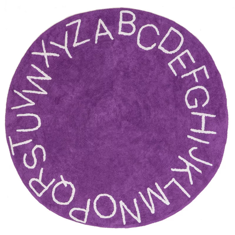 nuLOOM Kids Washable Round Alphabet Rug | Target