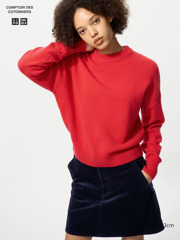 Lambswool Crew Neck Jumper | UNIQLO (UK)