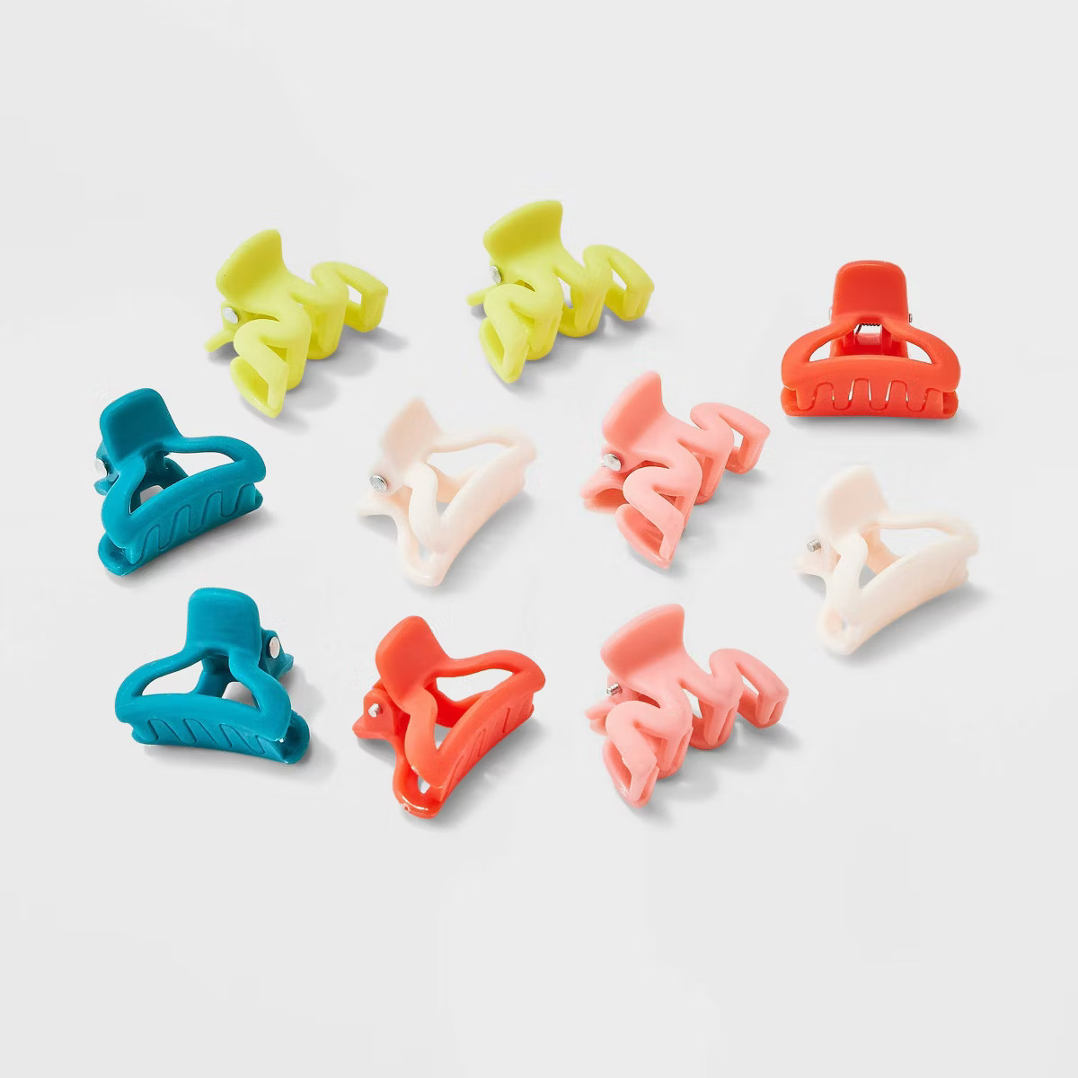 Squiggly Claw Hair Clip Set 10pc - Universal Thread™ | Target