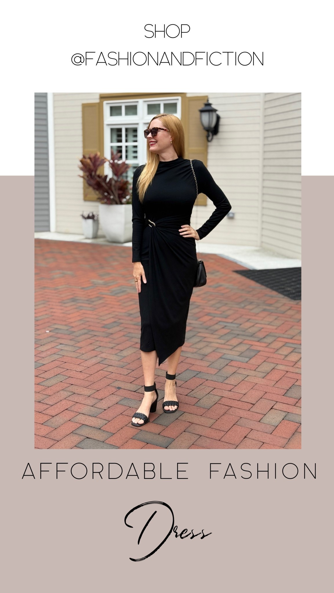 Obsessed with this midi body con dress from Amazon. Such a classic silhouette with beautiful gold detailing. Wearing size small. Fit TTS. Lots of colors.

#LTKParties #LTKSeasonal #LTKWedding