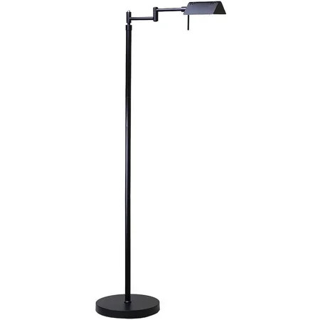 O’Bright Dimmable LED Pharmacy Floor Lamp, 12W LED, Full Range Dimming, 360 Degree Swing Arms, Adjustable Heights, Standing Lamp for Reading, Sewing, and Craft, ETL Listed (Black) | Walmart (US)