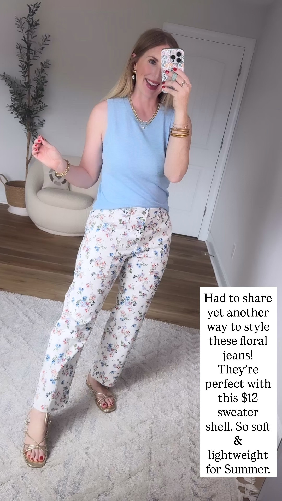 Walmart style, Walmart try on, floral jeans, time and tru

#LTKootd #LTKmomlife