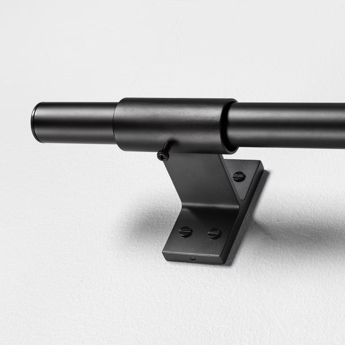 Steel Curtain Rod Matte Black - Hearth & Hand™ with Magnolia | Target