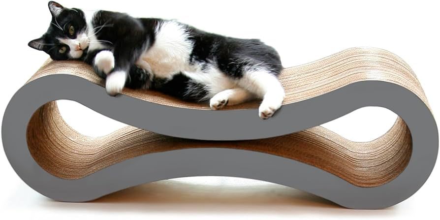 PetFusion Ultimate Cat Scratcher Lounge, Reversible Infinity Scratcher in Multiple Colors. Made f... | Amazon (US)