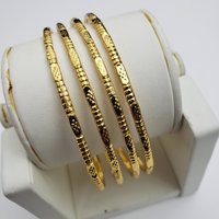 2.10 Gold Bangles Set, Set Of 4 Bangles, Fashion Jewelry, Wedding Bollywood, Bridal Bangles, One Gra | Etsy (US)