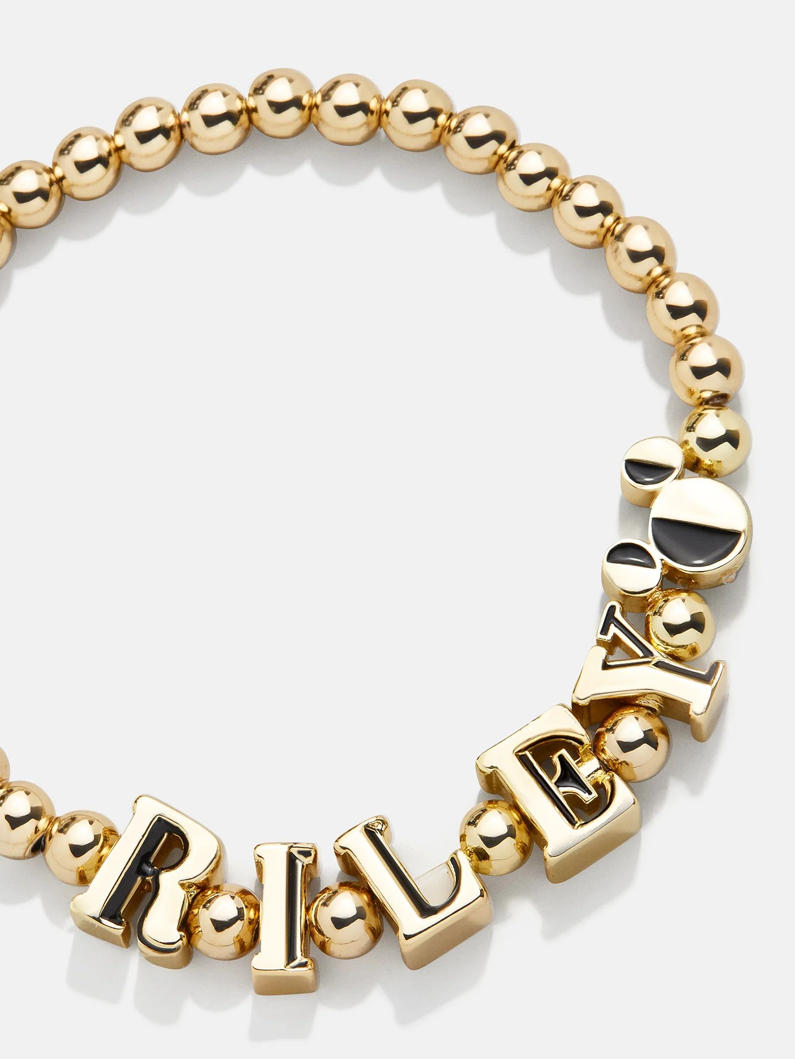 Mickey Mouse Disney Custom Pisa Bracelet - Gold | BaubleBar (US)