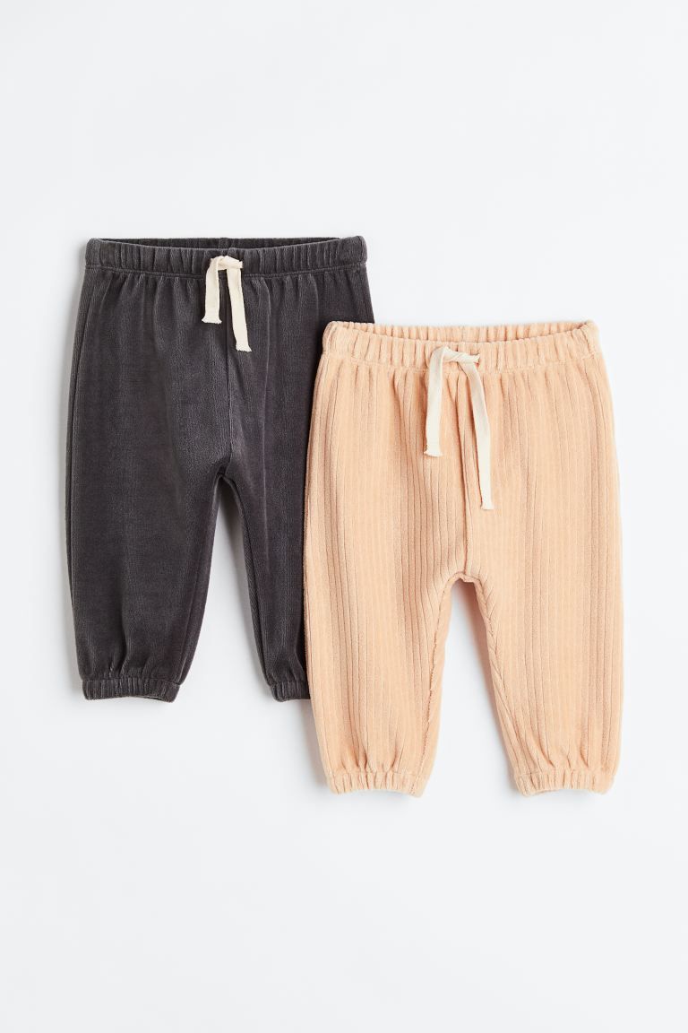 2-pack velour joggers | H&M (US + CA)