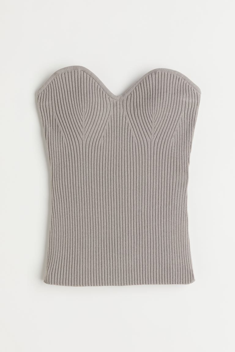 Rib-knit Tube Top | H&M (US + CA)