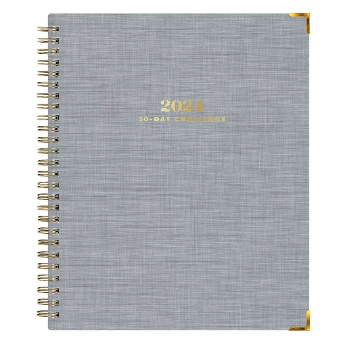 The Everygirl x Day Designer 2024 Planner Weekly/Monthly 7"x9" 30 Day Challenge Bookcloth Light G... | Target