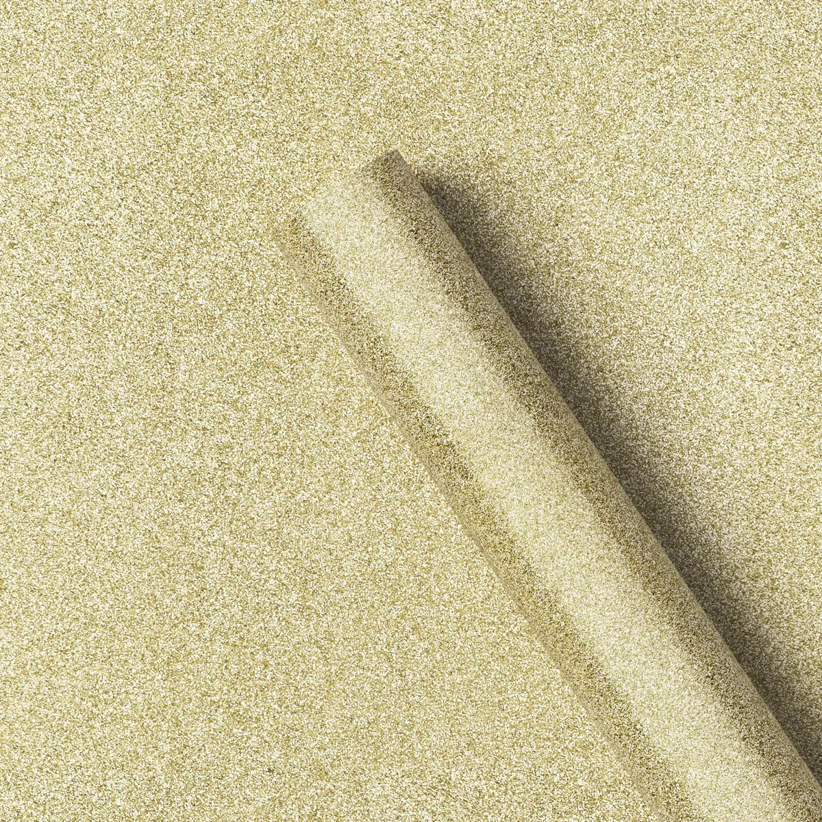 20 sq ft Glittered Christmas Gift Wrap Gold - Wondershop™ | Target