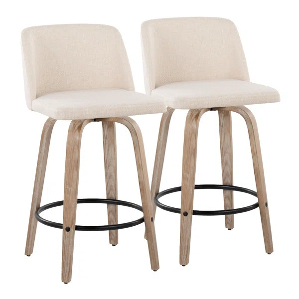 Archaimbaud Swivel 25.5" Counter Stool | Wayfair North America