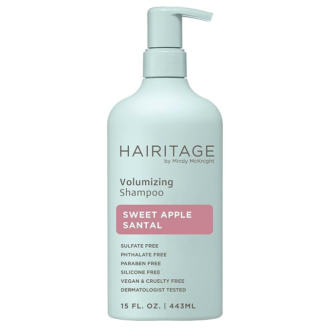Hairitage Apple Santal Volumizing Shampoo | Fuller Hair for All - Color & Treated, Fine to Dry Da... | Amazon (US)