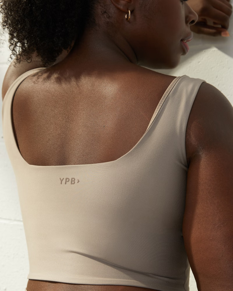 YPB sculptLUX Squareneck Slim Tank | Abercrombie & Fitch (US)