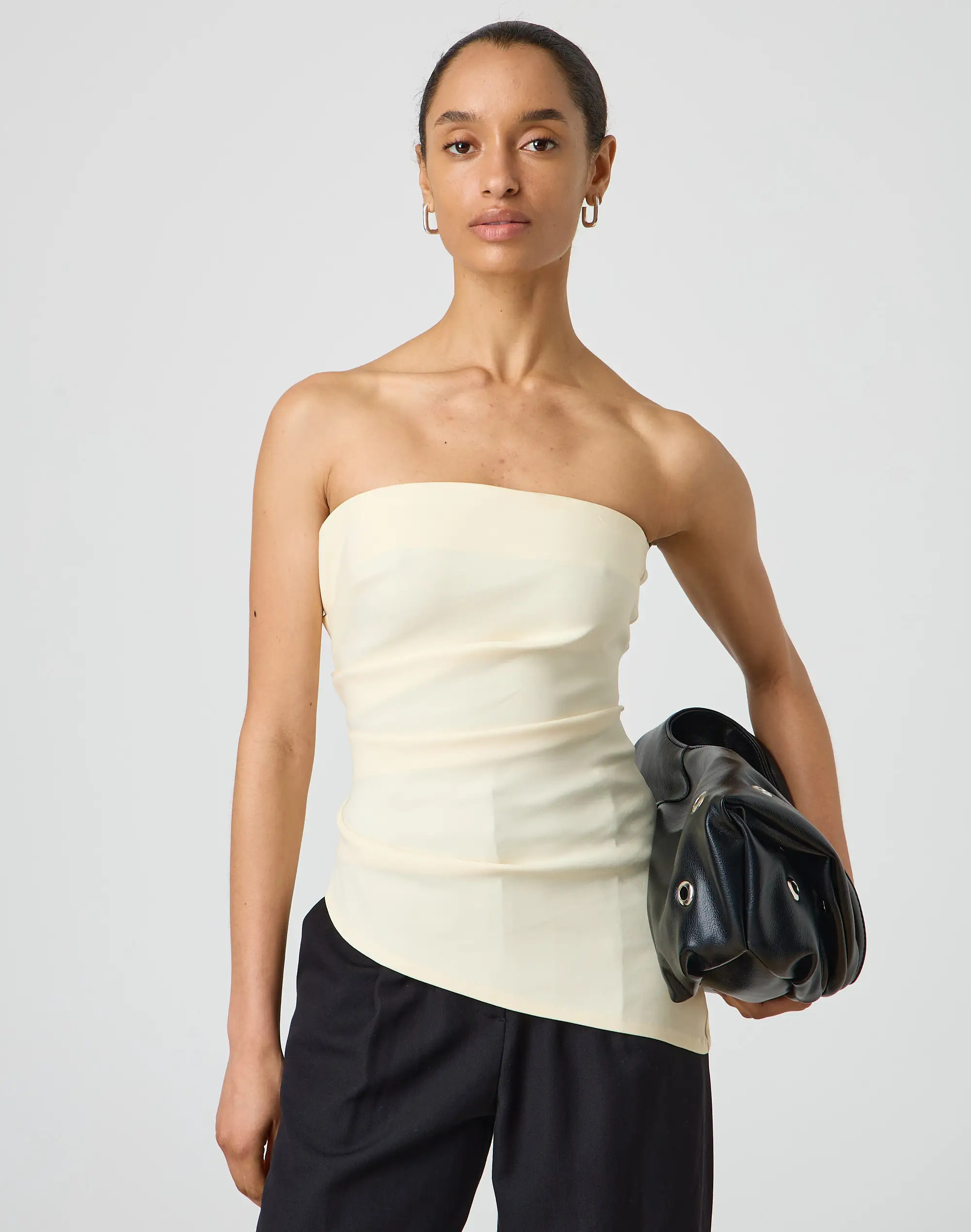 Strapless Asymmetric Longline Top | Glassons (Australia)