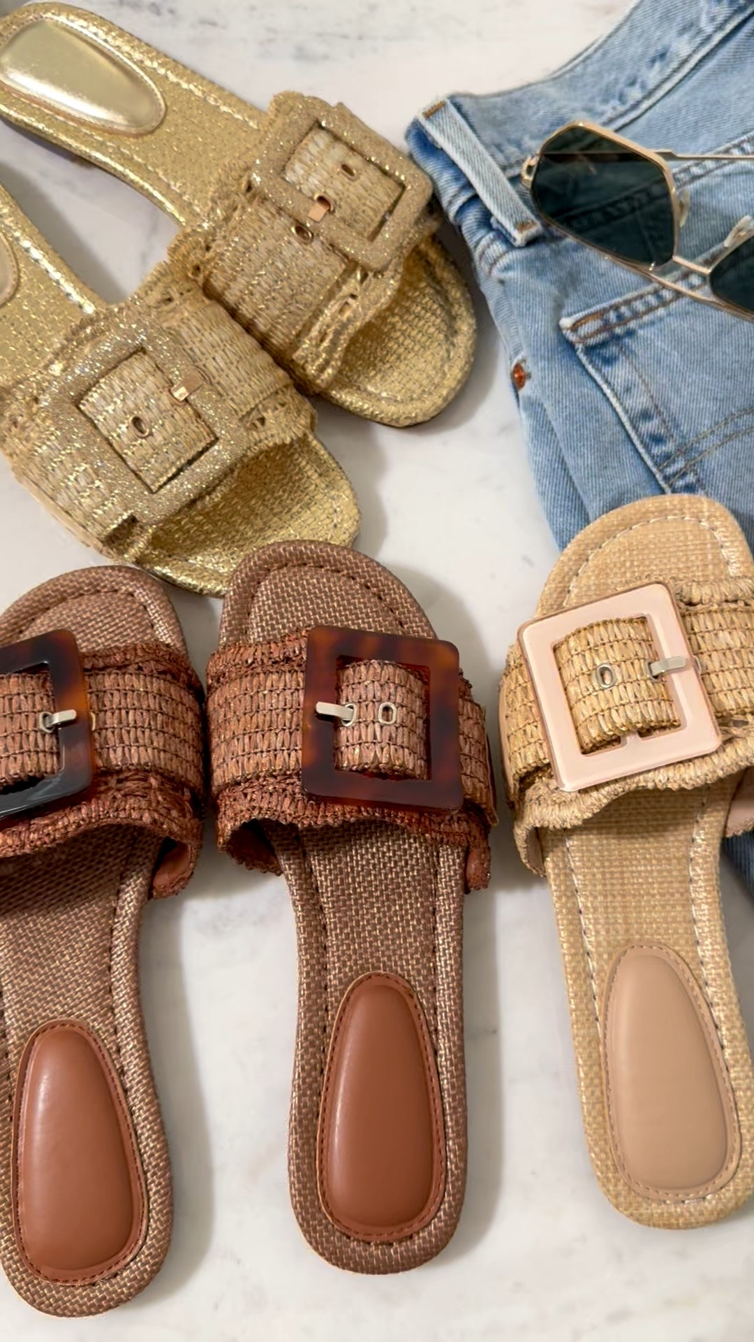 Save or Splurge Sam Edelman Raffia Sandals 🔆 Ordered the save in brown and gold and natural (size down 1/2 size), normally size 7.5 and I reordered the size 7!

Sandals, Amazon, look for less, save or splurge 

#LTKSaleAlert #LTKFindsUnder50 #LTKFindsUnder100