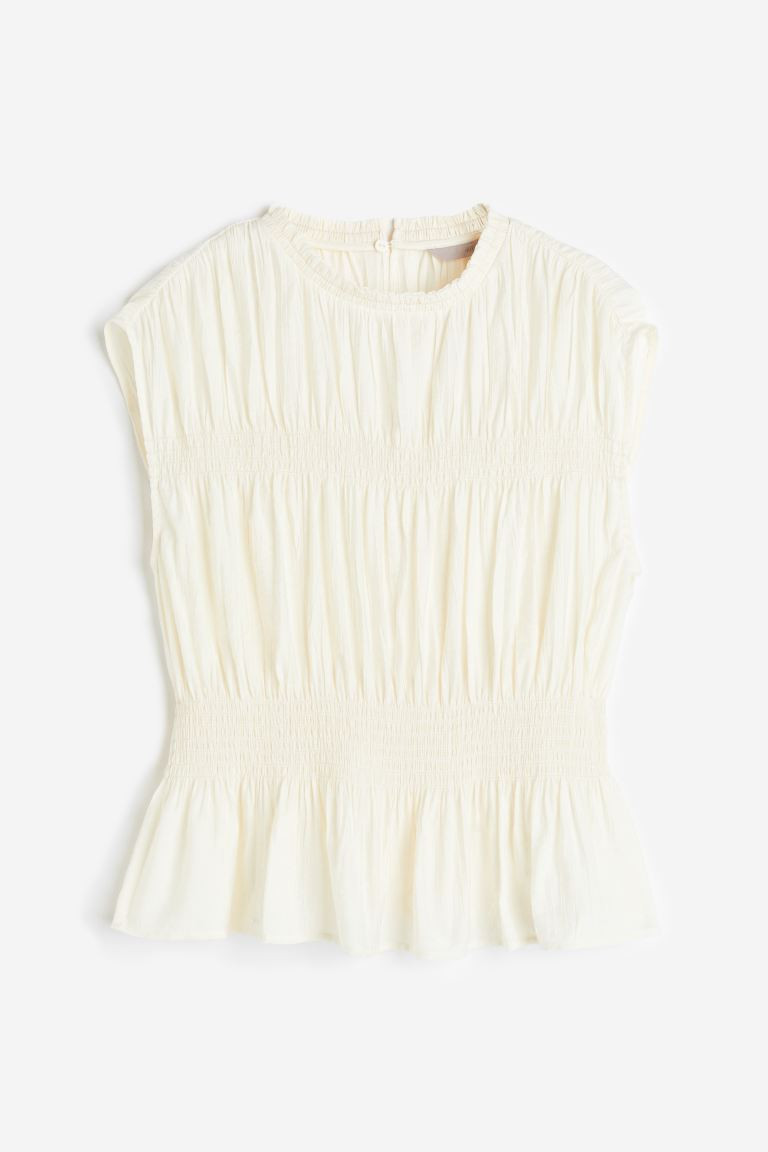 Crinkled top | H&M (UK, MY, IN, SG, PH, TW, HK)