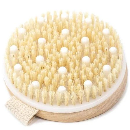Beauty by Earth Dry Brushing Body Brush - Round Exfoliating Brush, Cellulite and Lymphatic Drainage  | Walmart (US)
