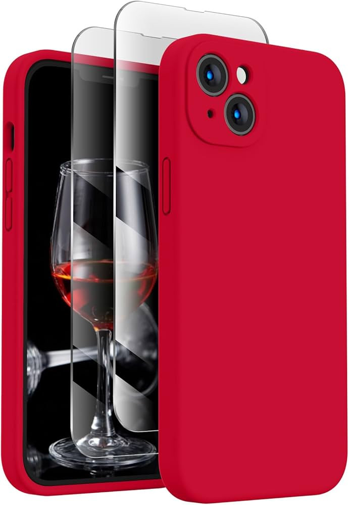 FireNova for iPhone 14 Case, Silicone Upgraded [Camera Protection] Phone Case with [2 Screen Prot... | Amazon (US)