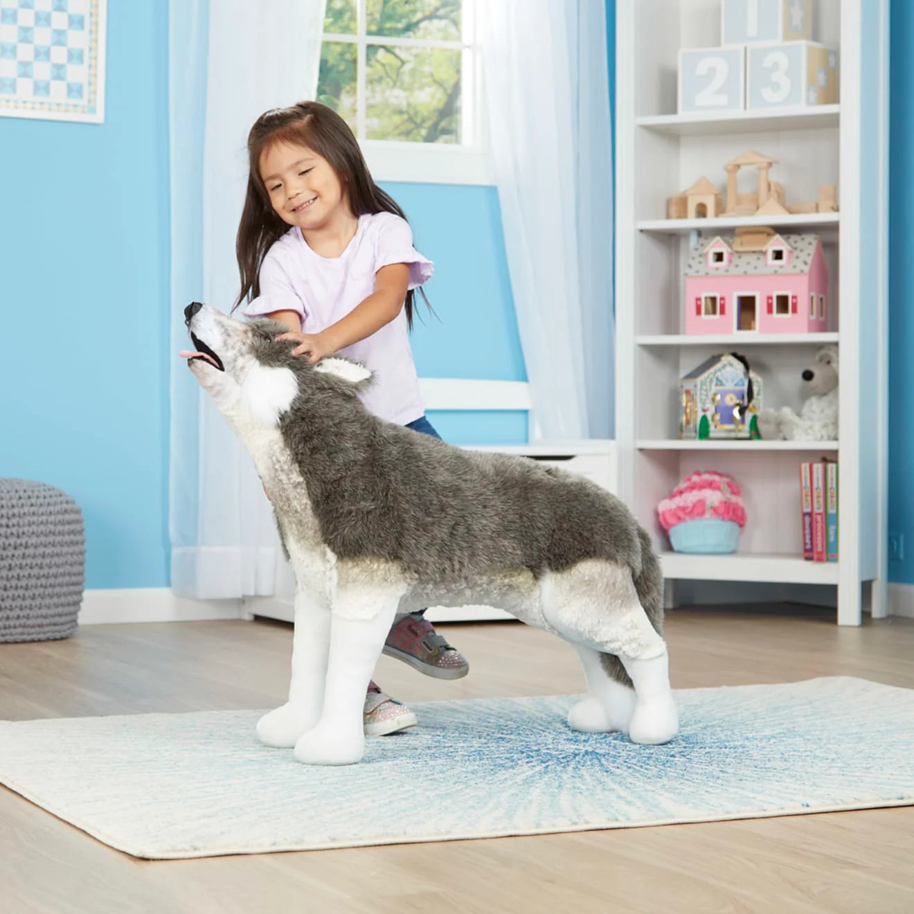 Plush Gray Wolf | Melissa and Doug