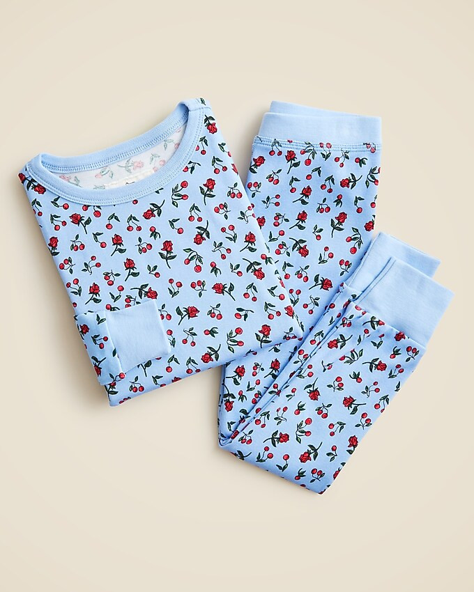 Girls' long-sleeve printed sleep set | J. Crew US