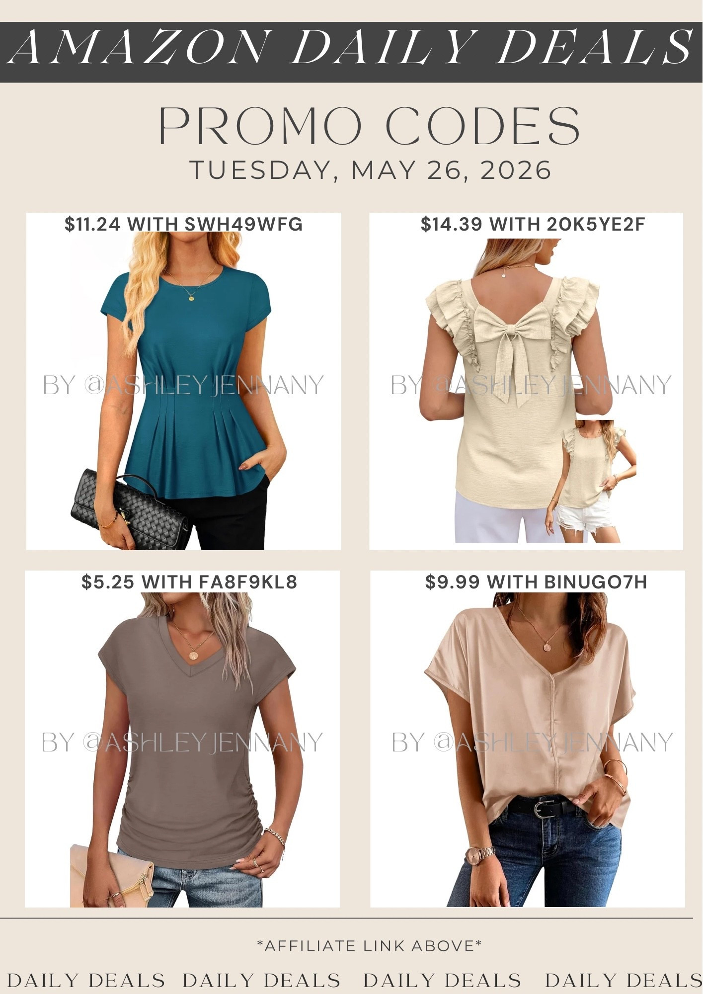 Amazon deals

#LTKSaleAlert #LTKootd #LTKMidsize