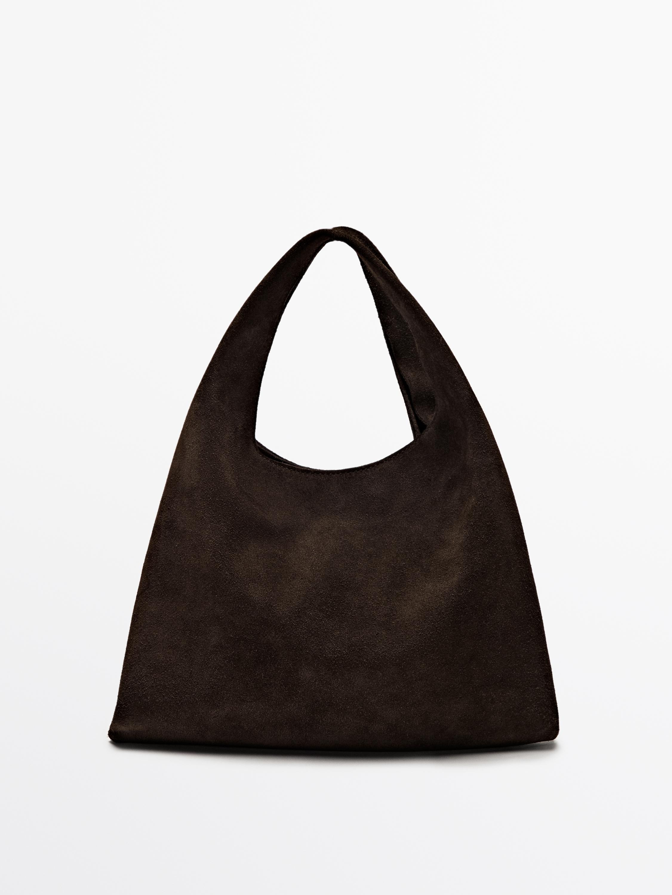 Lady-Mini-Tasche aus Rauleder | Massimo Dutti DE