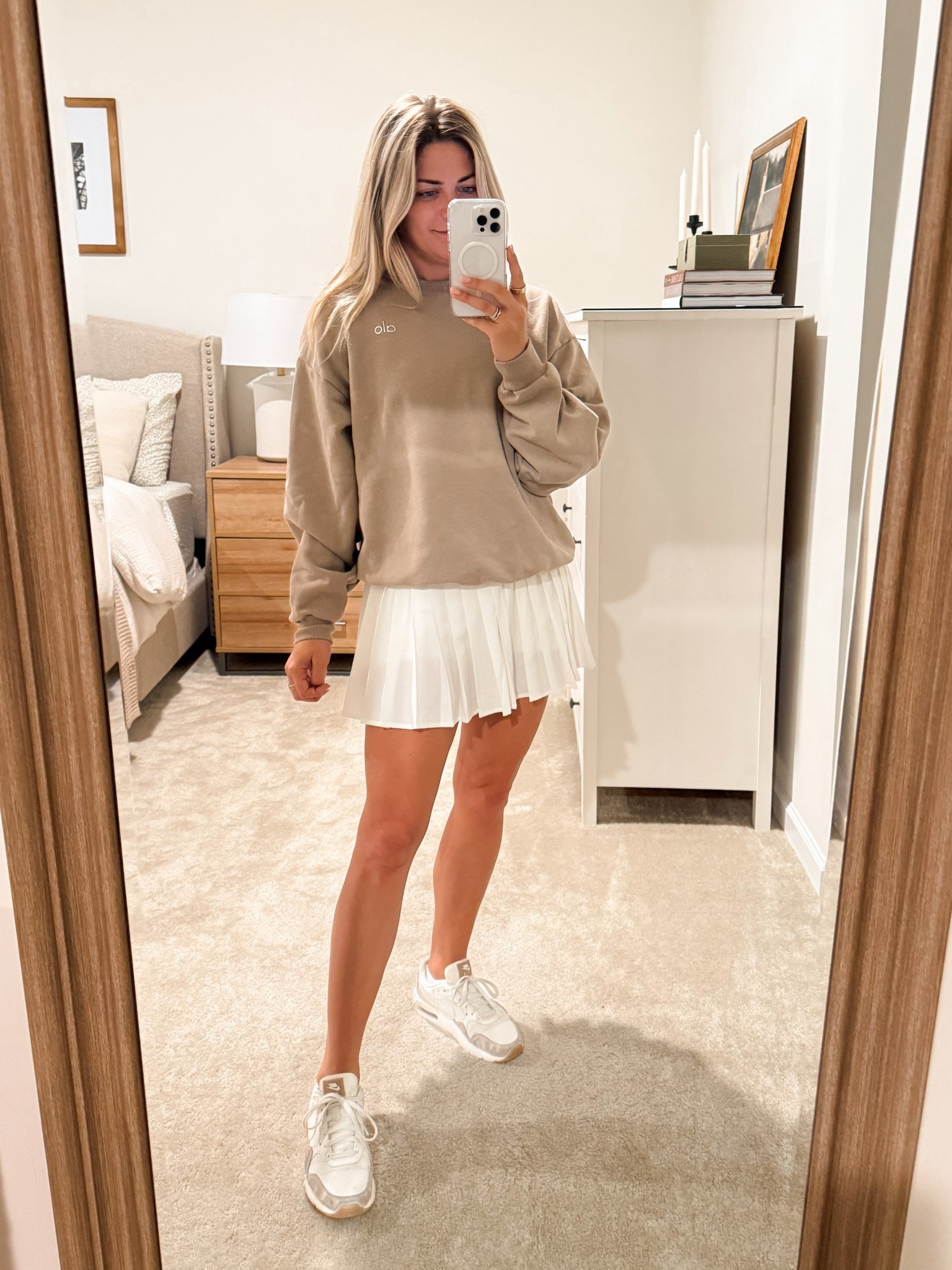 Happy Monday! When you work from home, casual athleisure is my go-to! | this summer is all about the cute skorts, to make that sporty look a little more girly!

Casual outfit | athleisure | errands | comfy casual | summer athletic | skirt | skort 

#LTKActive