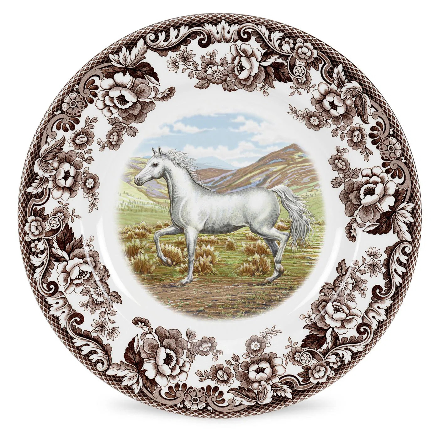 Spode Woodland Horses Dinner Plate 10.5" Arabian | Wayfair North America