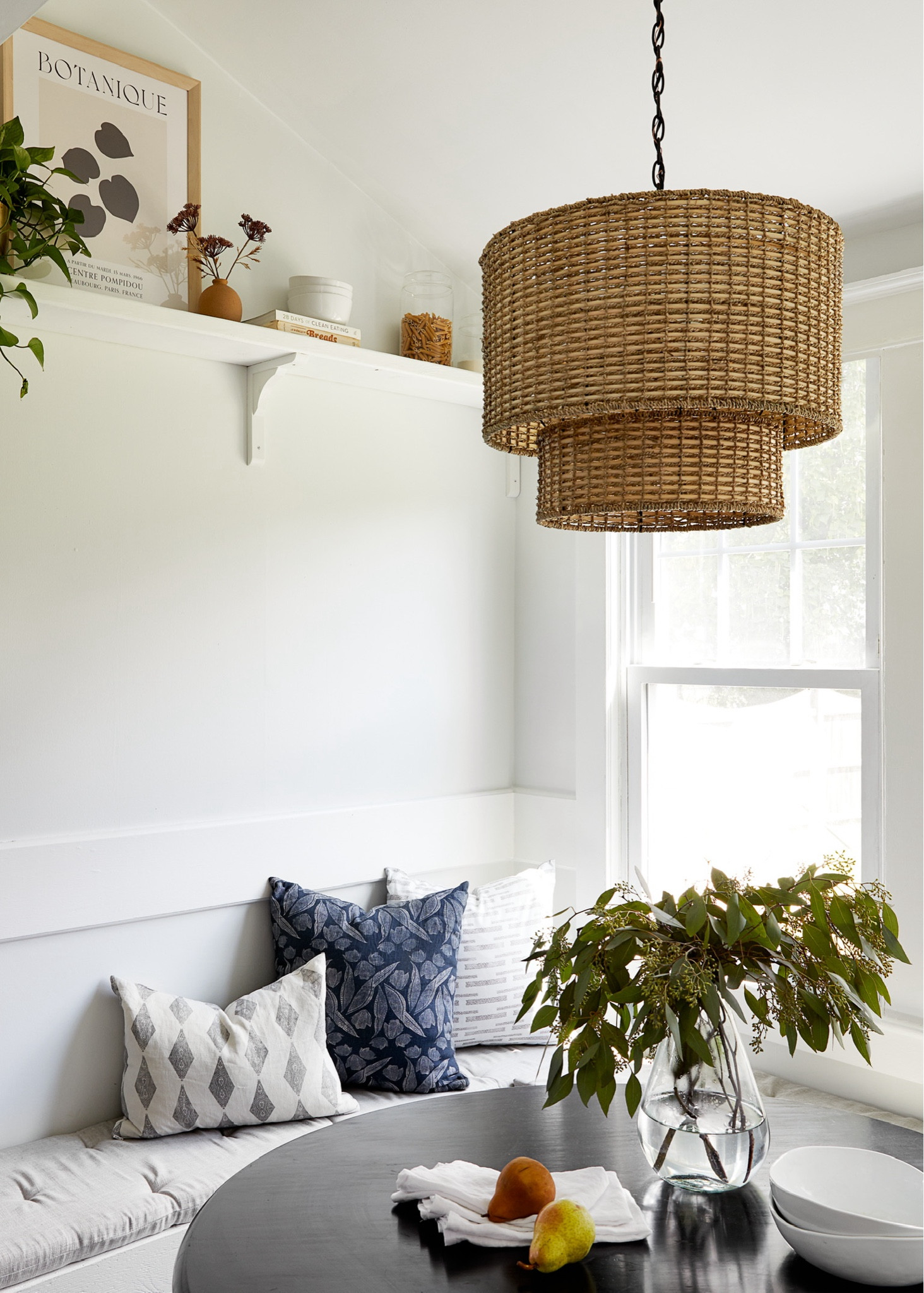 Cozy and calm with a touch of charm. ✨ This corner is all about the details—from the natural texture of the tiered pendant light to the soft, serene vibes of the botanical art print. Perfect for bringing a little bit of the outdoors inside.

#nook #diningroom #breakfast #organic #fall

#LTKFindsUnder100 #LTKHome #LTKStyleTip