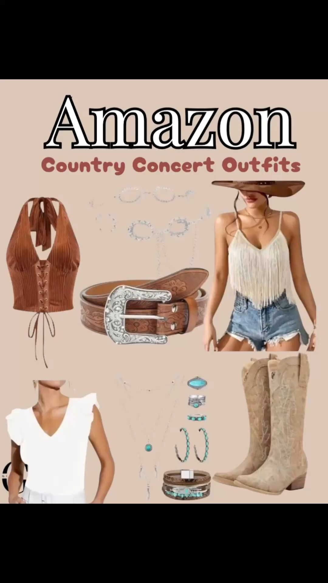 Rodeo and Country concert outfit ideas from Amazon prime 

Rodeo outfit idea, Country festival, country concert, country concert outfit, music festival, summer concert, cowgirl boots, Nashville, dress, dresses, jumpsuit, summer outfits, summer dresses, nashville outfits, bachelorette trip, Amazon fashion, Amazon outfit idea, Summer outfit, Boots, Western 
#amazonfashion #countryconcertoutfits#LTKspringtrends #LTKspring

#LTKTravel #LTKFestival