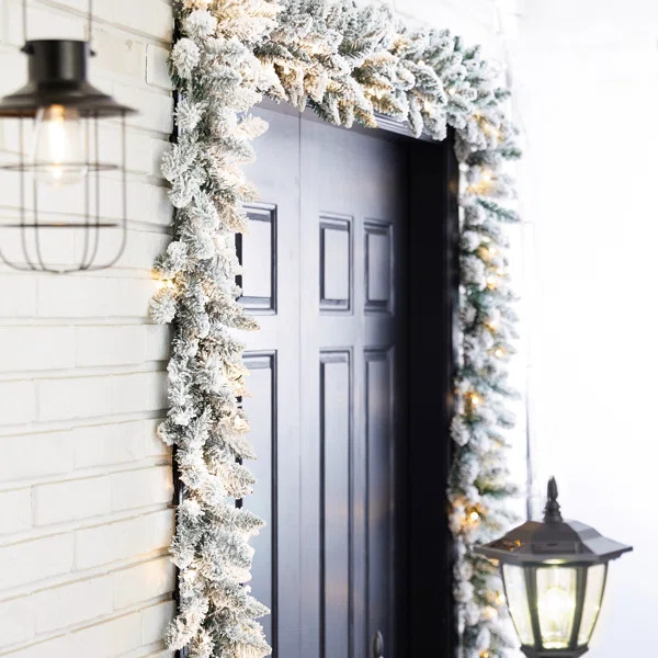 Loon Peak® 6.25' Snowy Garland | Wayfair | Wayfair North America