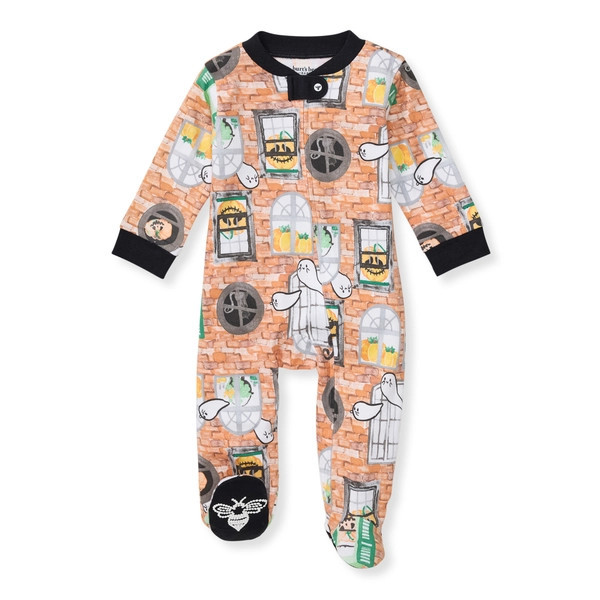 Haunted Castle Organic Cotton Pajamas - Newborn | Burts Bees Baby