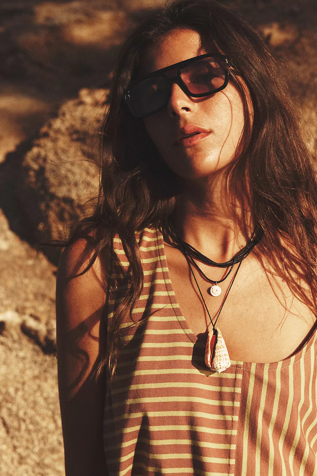 Royal Polarized Aviator Sunglasses | Free People (Global - UK&FR Excluded)