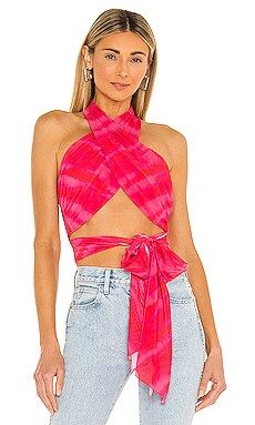 Rios Wrap Halter Top
                    
                    h:ours | Revolve Clothing (Global)