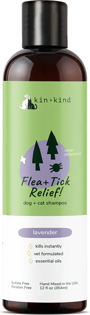 KIN AND KIND kin + kind Lavender Flea & Tick Relief! Pet Shampoo | Nordstrom | Nordstrom