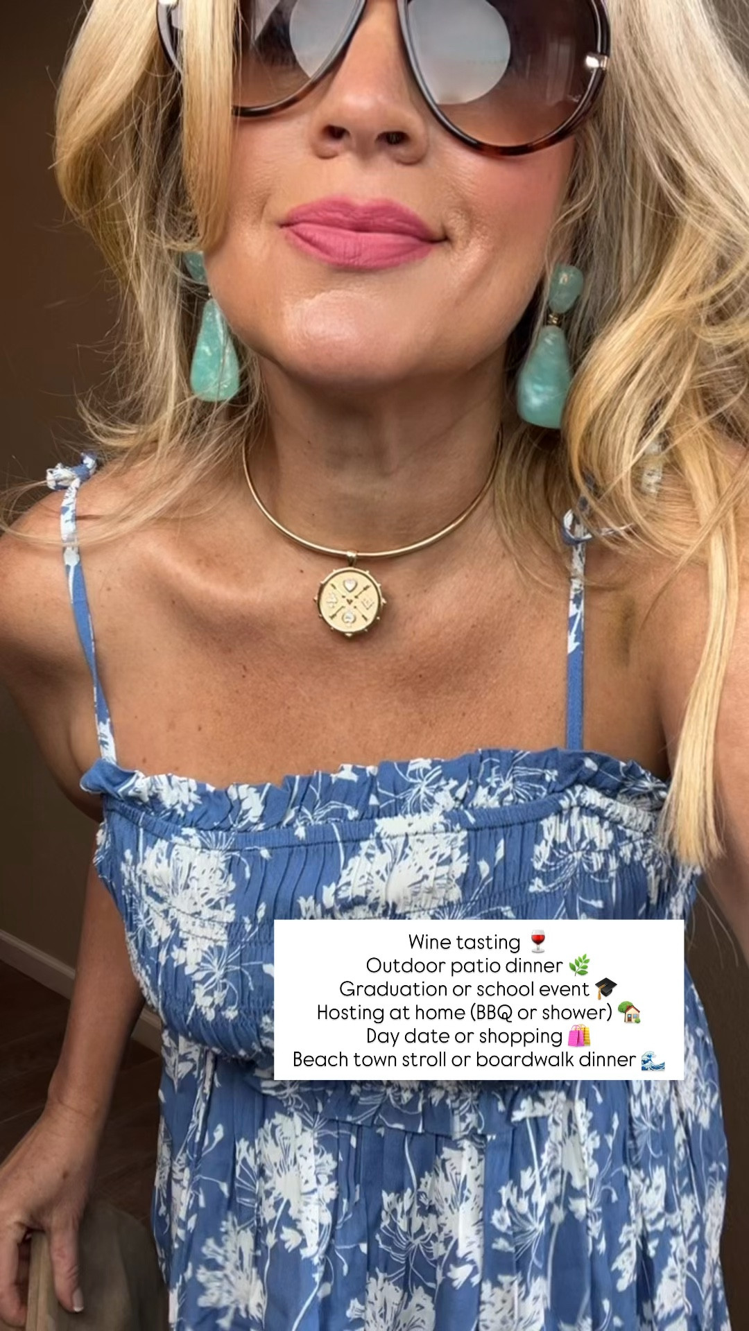  ✨Tap the bell, save and ❤️ for over 40 fashion, midlife style, midsize fashion and luxury looks for less. 

⬇️Sizing information:
Medium (size down if in between sizes.)

Here are fresh places (not the obvious ones):
	•	🍷 Winery or outdoor happy hour
Flowy, breathable, and polished enough to feel put together without being overdressed.
	•	🎓 Graduation or school events
Comfortable for sitting, walking, photos—and still feels pretty and appropriate.
	•	🏡 Hosting at home (BBQ, showers, casual gatherings)
You look styled but can still move, cook, and be present without fussing.
	•	🛍️ Day date or shopping day
Easy, confidence-boosting, and doesn’t cling—so you feel good the whole time.
	•	🌊 Beach town stroll or boardwalk dinner
Throw on sunnies and a sandal—it instantly reads relaxed but chic.

👑"Helping you look good, feel good!" - Lindsey Denver



#LTKPlusSize #LTKMidsize #LTKOver40