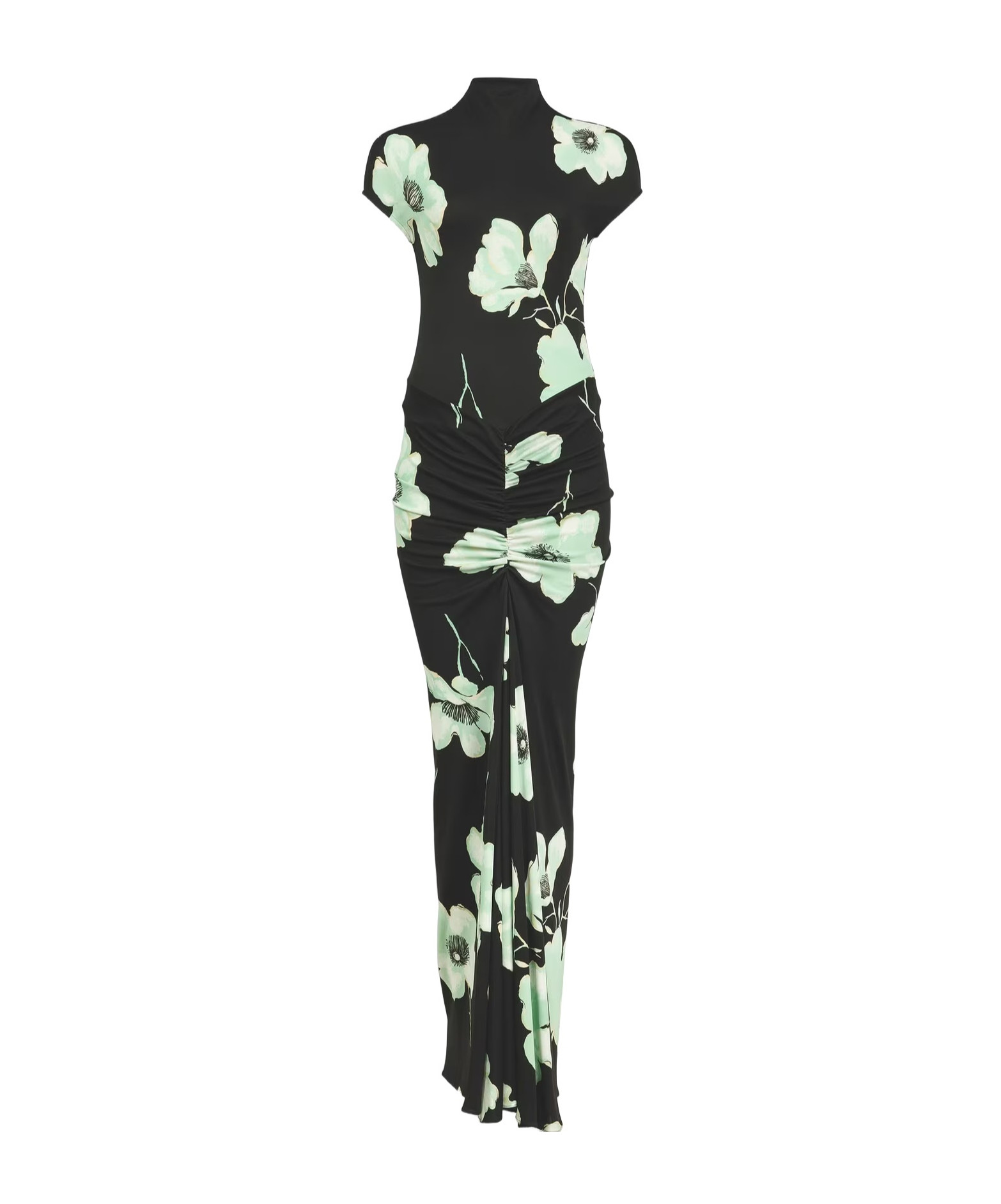 Alaïa Draped Printed Dress | Senser US