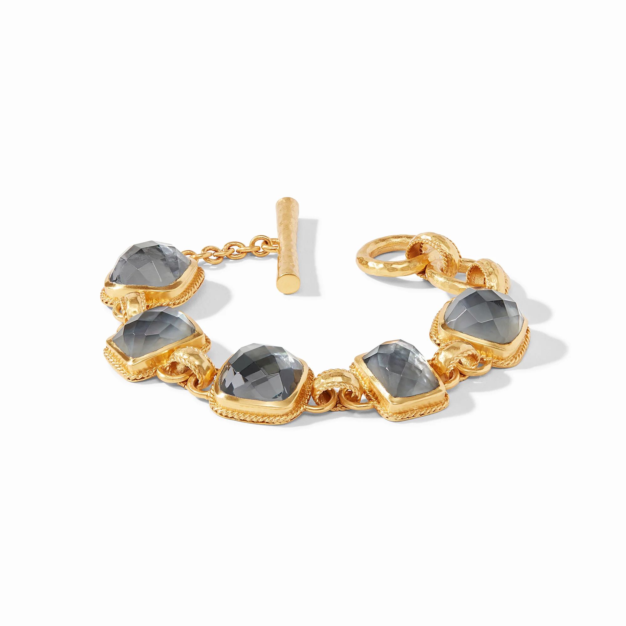 Savoy Demi Gold Toggle Bracelet | Julie Vos | Julie Vos