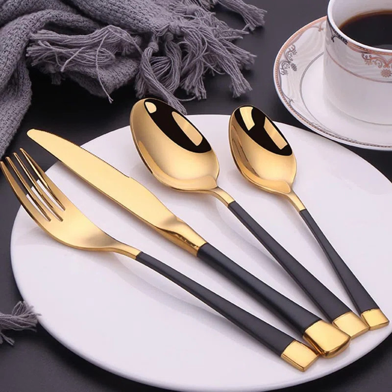 Mercer41 Ferkin Flatware Set - Service for 6 & Reviews | Wayfair | Wayfair North America
