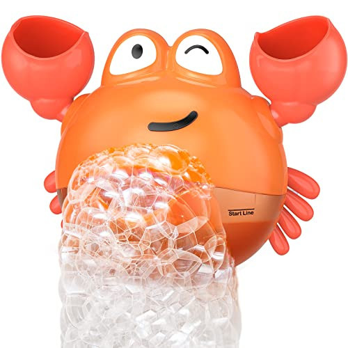 KINDIARY Bath Toy, Crab Bath Bubble Maker for Baby, Toddlers 1-3, Infants, Kids, Automatic Bubbles Machine Blower for Bathtub, Battery Operated | Amazon (US)