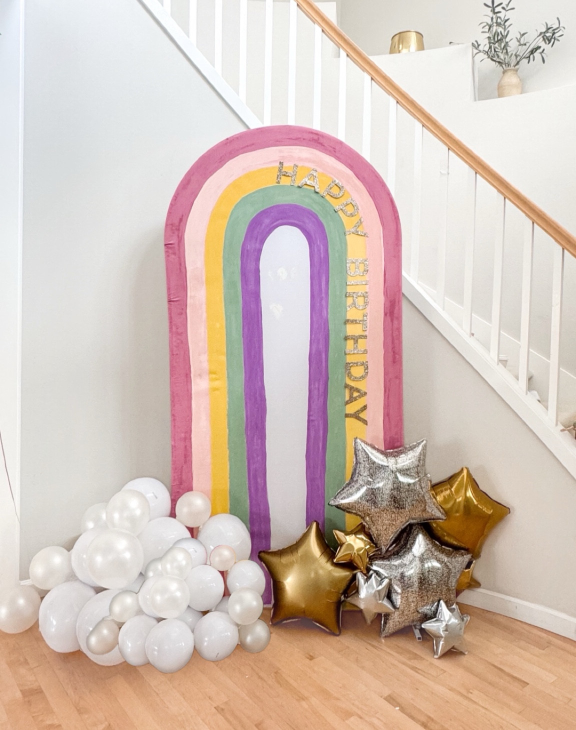 DIY Rainbow arch backdrop x photo opt to take home 

#LTKFamily #LTKParties #LTKKids