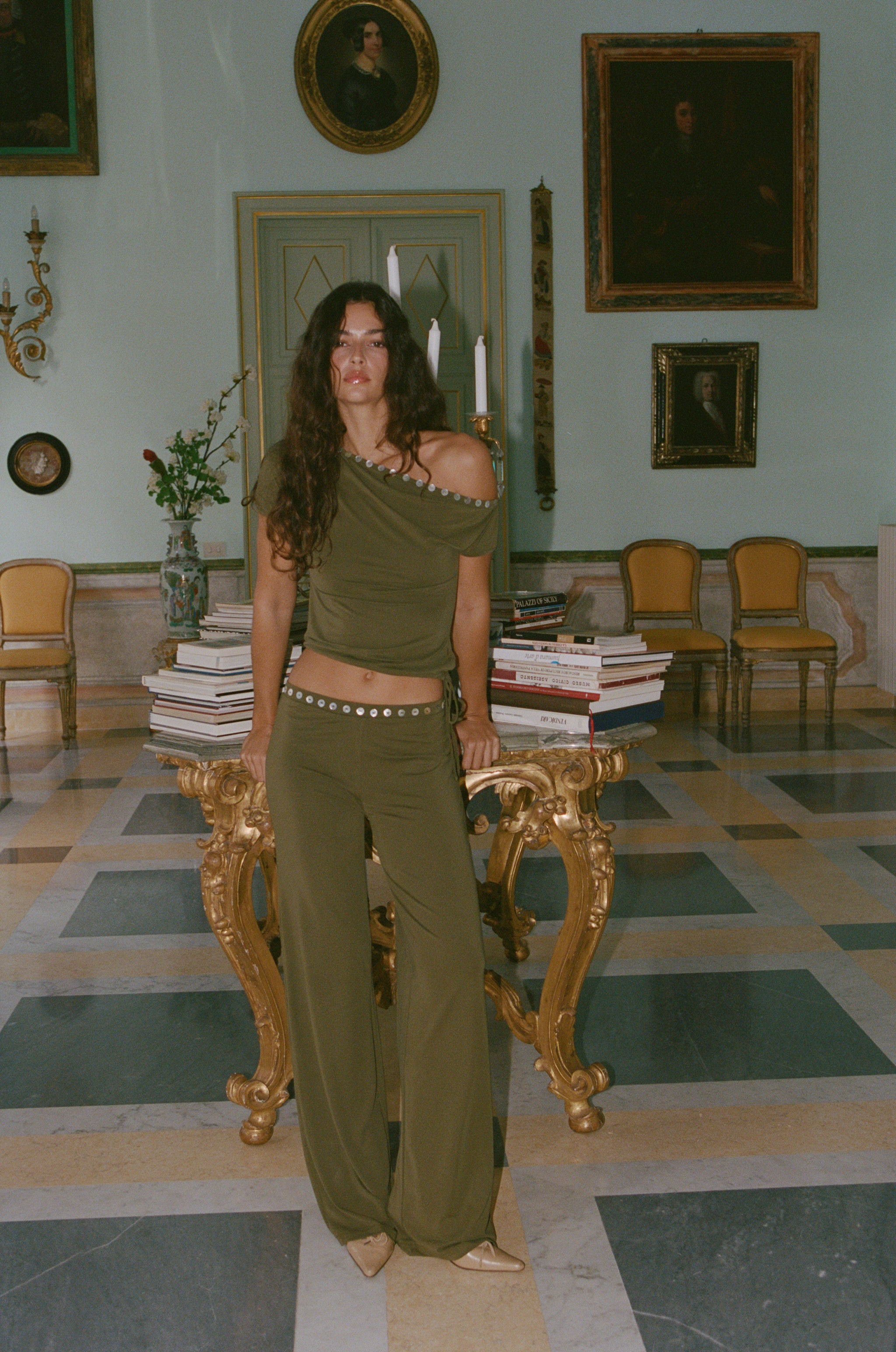 Benny Pants | Khaki | With Jean (US)